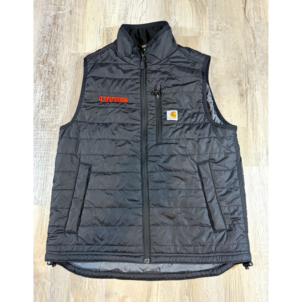 Carhartt Rain Defender Men's Quilted Puffer Vest Full Zip Water Resistant M